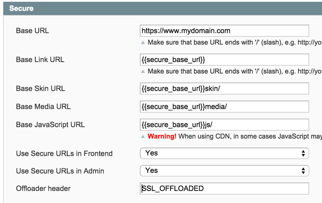 magento ssl enable