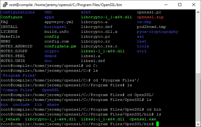 OpenSSL on Windows