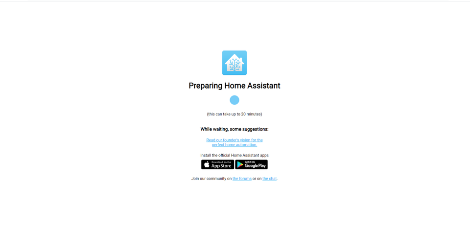 prepare home assistant