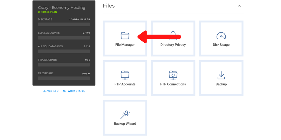 crazydomains-file-manager